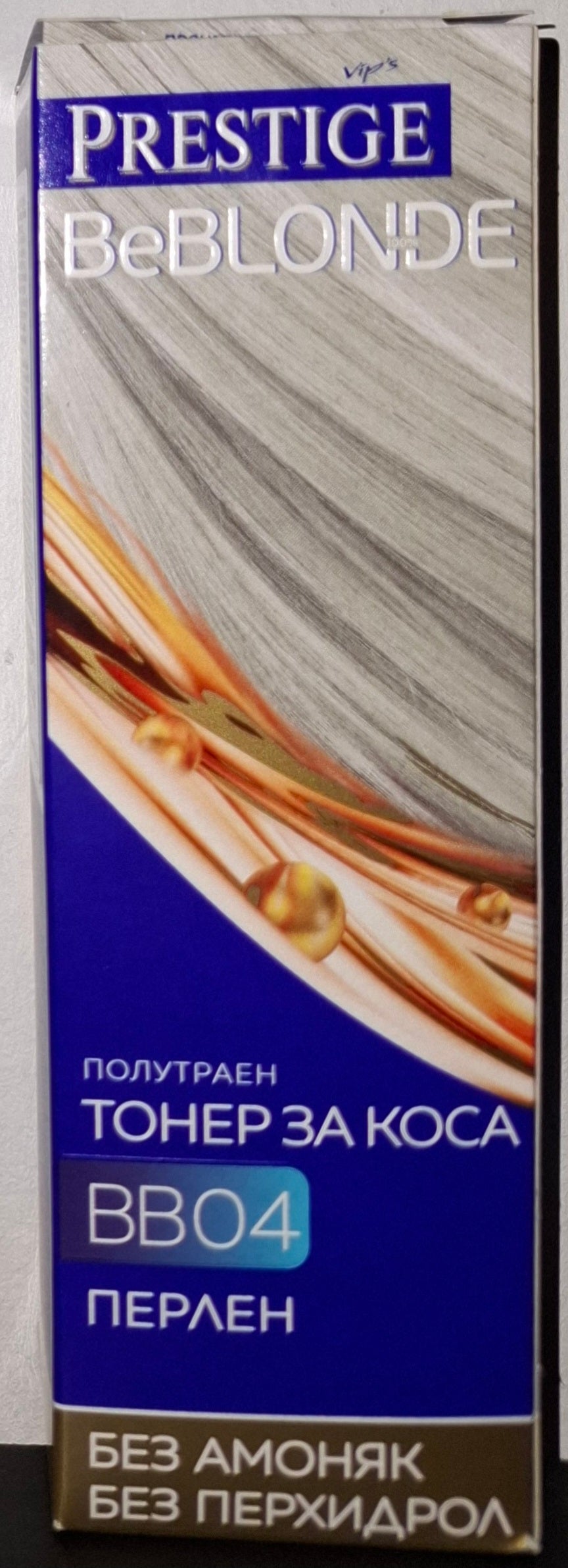 Polutrajni toner za kosu -BE BLONDE, biser, 100 ml