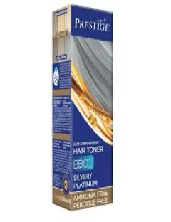 Polutrajni toner za kosu -BE BLONDE, srebrnasto platinasta 100 ml
