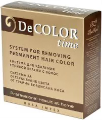 Sistem za uklanjane trajne boje za kosu Decolor Time, 100 ml
