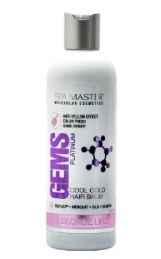 COLORING BALM «PLATINUM GEM» pH 4,5 FOR BLOND AND GREY HAIR WITH ANTIYELLOW EFFECT