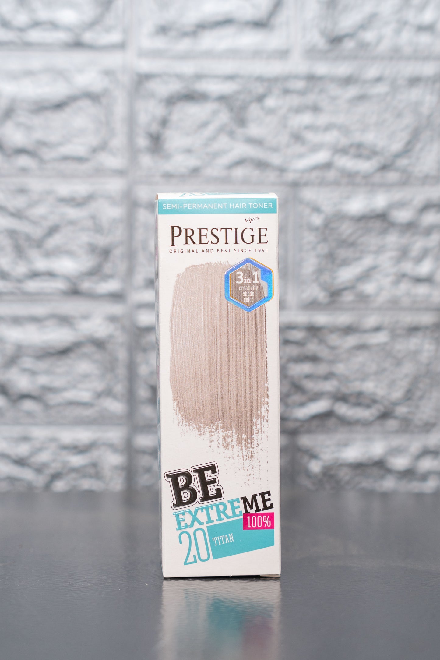 Polutrajni toner za kosu - BE EXTREME, titan 100 ml